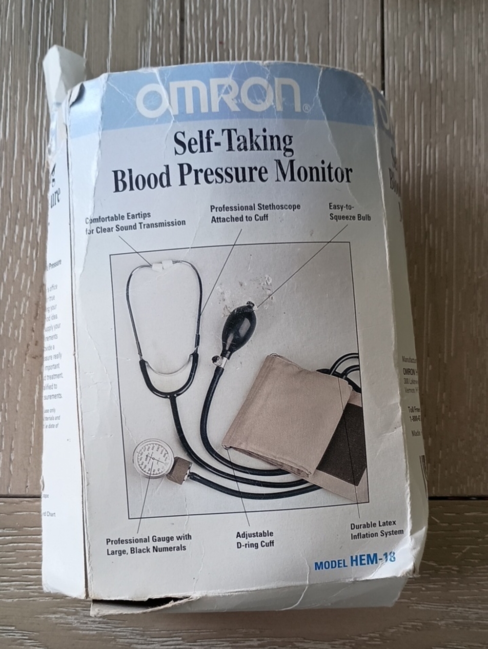 OMRON Beige and Black Self-Taking Blood Pressure Monitor